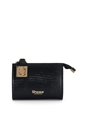 Dune London Black Koined Turnlock Cardholder - Image 1 of 6