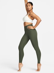Nike Green Premium Zenvy GentleSupport High Waisted Full Length Leggings - Image 1 of 8