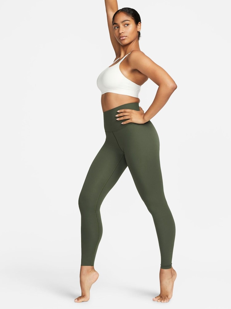 Nike Green Premium Zenvy GentleSupport High Waisted Full Length Leggings - Image 1 of 8