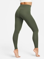 Nike Green Premium Zenvy GentleSupport High Waisted Full Length Leggings - Image 3 of 8