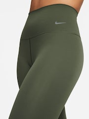 Nike Green Premium Zenvy GentleSupport High Waisted Full Length Leggings - Image 5 of 8