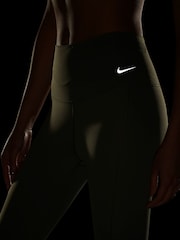 Nike Green Premium Zenvy GentleSupport High Waisted Full Length Leggings - Image 9 of 9