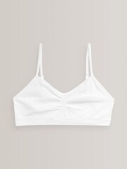 Grey/White 2 Pack Seam Free Crop Tops (7-16yrs) - Image 4 of 5