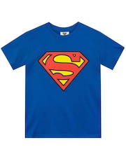Character Blue 100% Cotton DC Comics Superman T-Shirt - Image 1 of 5