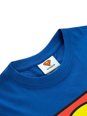Character Blue 100% Cotton DC Comics Superman T-Shirt - Image 4 of 5