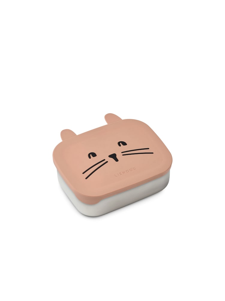 Liewood Pink Arthur Rabbit Lunchbox - Image 1 of 2 Liewood Pink Arthur Rabbit Lunchbox - Image 1 of 2