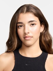 Nike Black Chill Knit Ribbed Midi Dress - Image 3 of 7