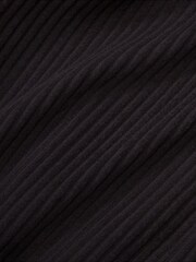 Nike Black Chill Knit Ribbed Midi Dress - Image 7 of 7
