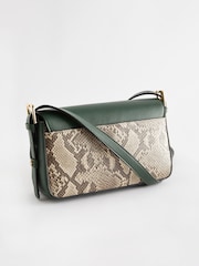 Green Embossed Logo Cross-Body Bag - Image 7 of 11