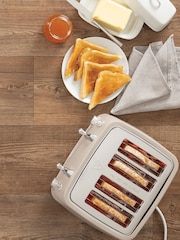 Daewoo Cream Cascade 4 Slice Toaster - Image 3 of 4