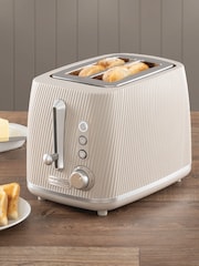 Daewoo Cream Cascade 2 Slice Toaster - Image 1 of 4
