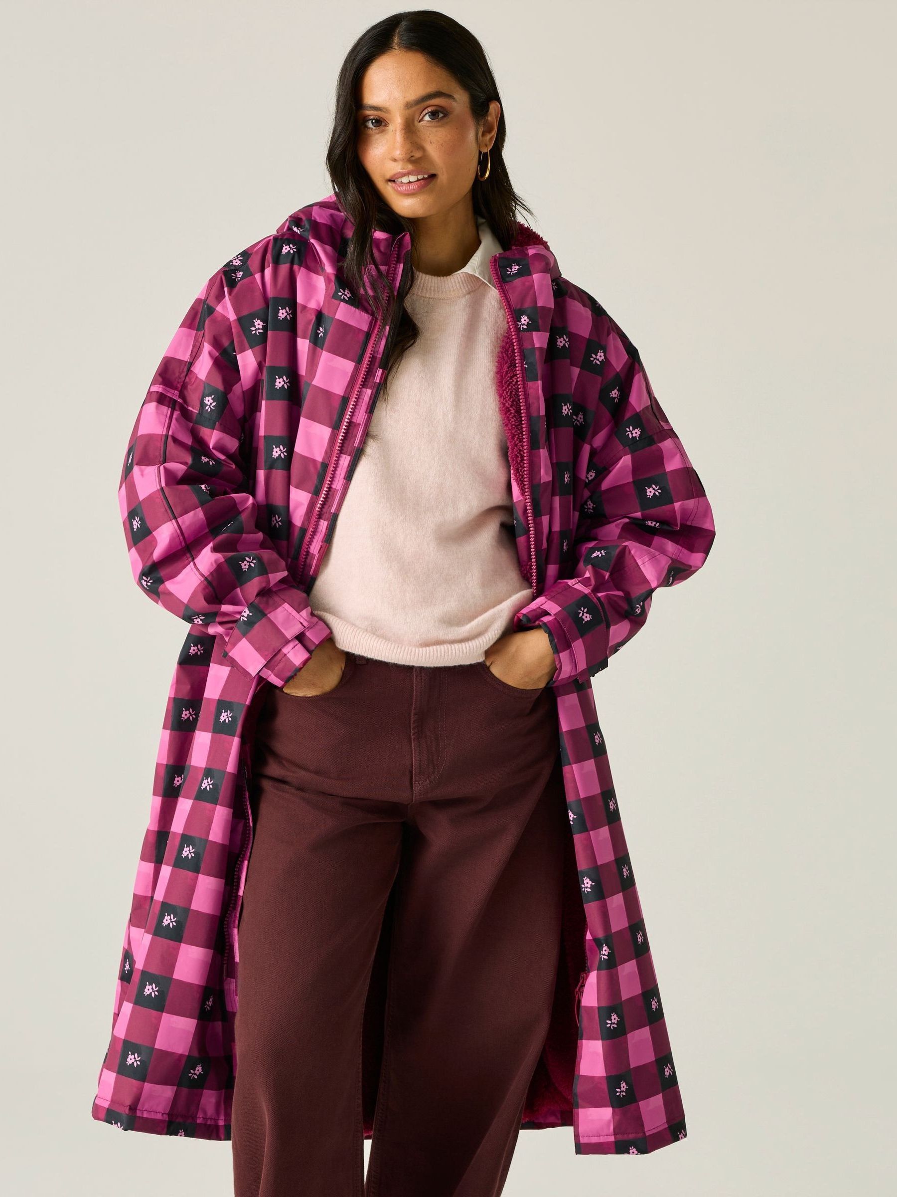 Regatta Women's Purple Cath Kidston Changing Robe