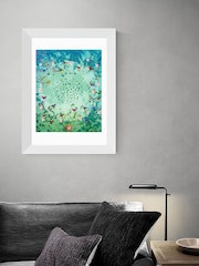White Moon Garden by Fiona Watson Framed Print - Image 2 of 4