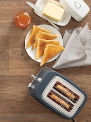 Daewoo Blue Cascade 2 Slice Toaster - Image 4 of 4