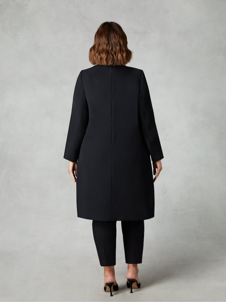 Live Unlimited Black Curve Tailored Coat - Image 2 of 5