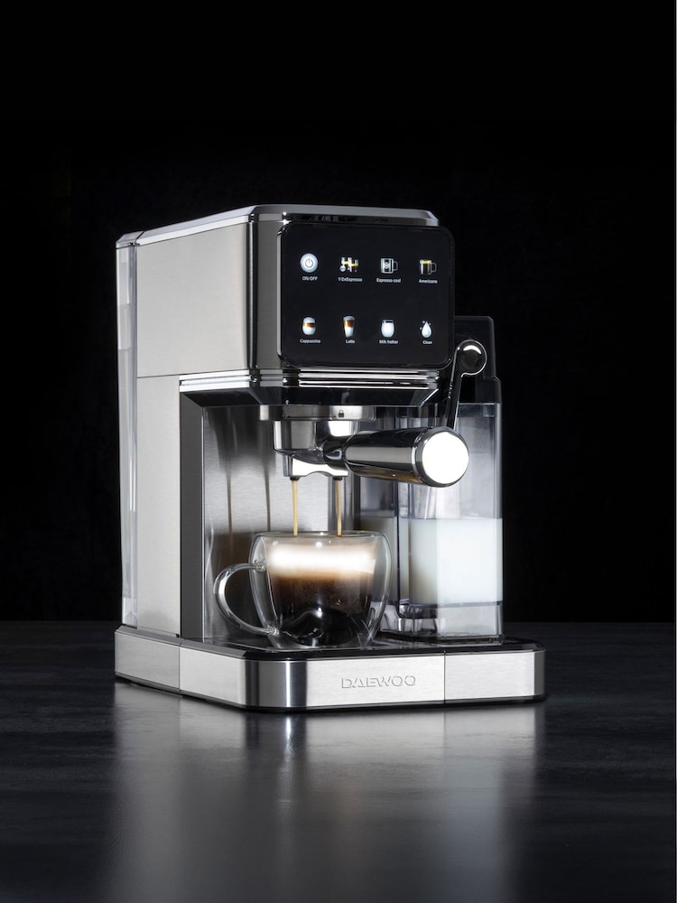Daewoo Black 20Bar Digital Semi-Auto Coffee Maker - Image 2 of 4