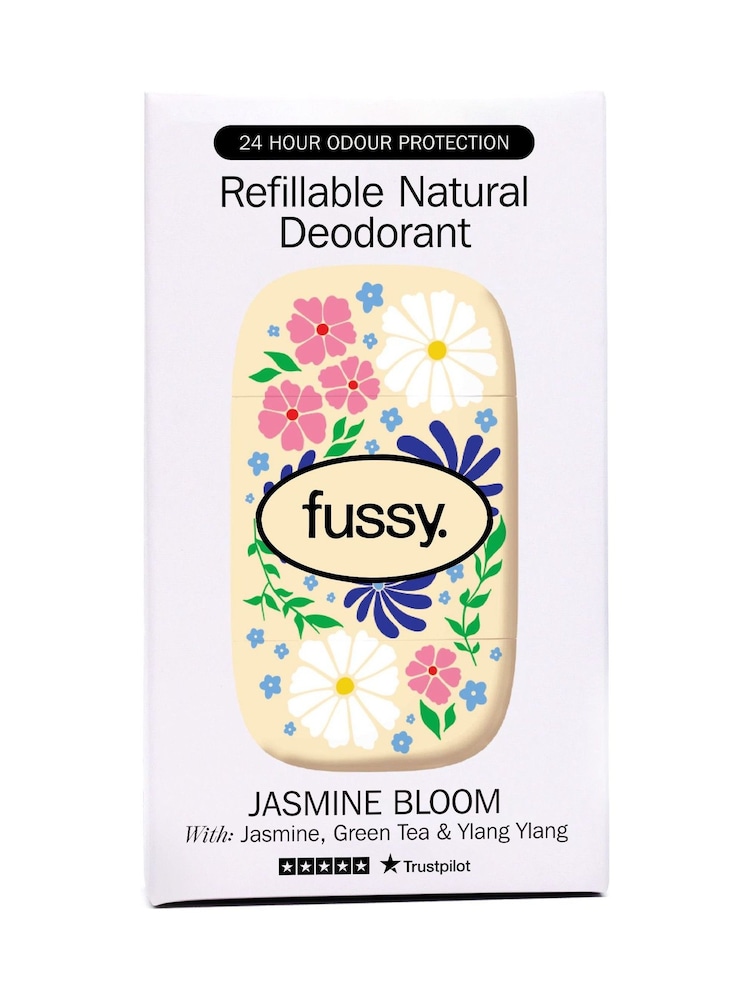 FUSSY Refillable Jasmine Bloom Natural Deodorant 40g - Image 1 of 5 FUSSY Refillable Jasmine Bloom Natural Deodorant 40g - Image 1 of 5