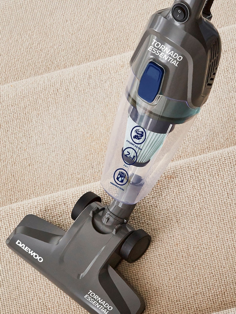 Daewoo Grey Tornado Essential 2 In 1 Corded Uprrig Uprright Vacuum - Image 1 of 4