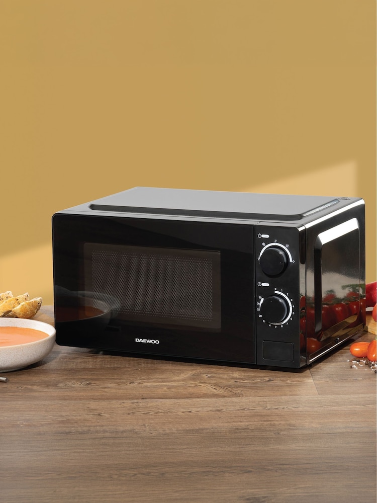 Daewoo Black 20l 700w Microwave - Image 1 of 4