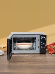 Daewoo Black 20l 700w Microwave - Image 2 of 4