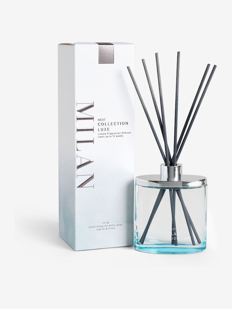 Collection Luxe Milan Green Apple & Magnolia 170ml Fragranced Reed Diffuser - Image 3 of 3