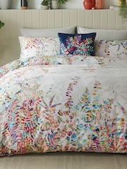 Clarissa Hulse Cream 100% Cotton Cascading Kaleidoscope Pillowcases - Image 1 of 4