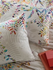 Clarissa Hulse Cream 100% Cotton Cascading Kaleidoscope Pillowcases - Image 2 of 4