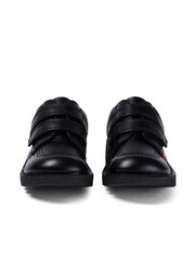 Kickers Black Junior Lo Hook and Loop Leather Shoes - Image 4 of 6