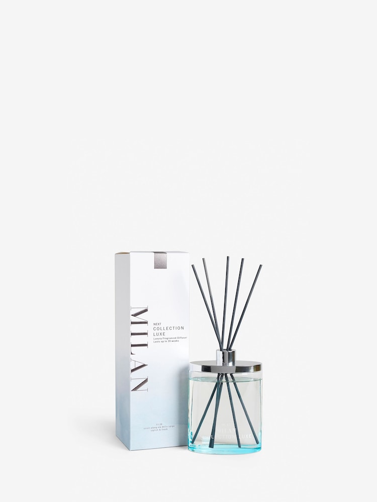 Collection Luxe Milan Green Apple & Magnolia 400ml Fragranced Reed Diffuser - Image 5 of 5