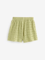 Dark Green Textured Shorts (3-16yrs) - Image 5 of 6