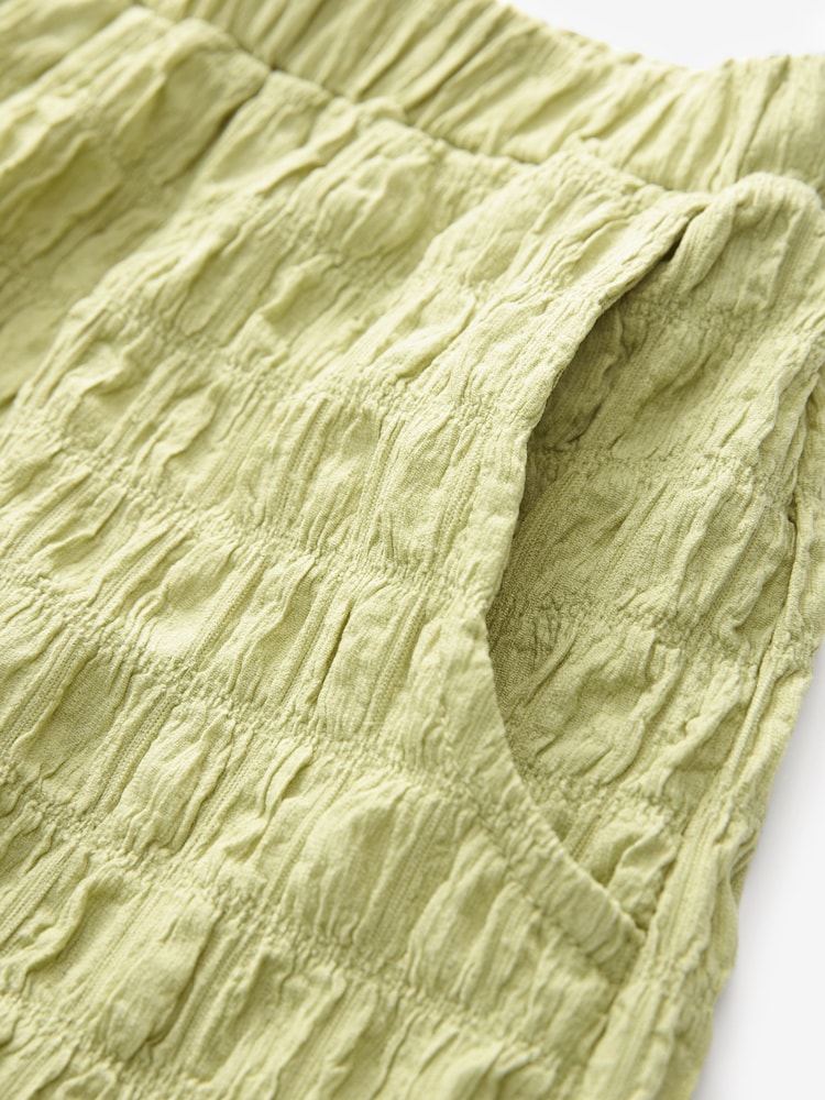 Dark Green Textured Shorts (3-16yrs) - Image 6 of 6 Dark Green Textured Shorts (3-16yrs) - Image 6 of 6