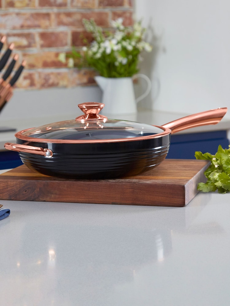 Tower Black Black And Rose Gold 28cm Multi Pan - Image 4 of 4