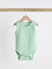 Bright Baby Rib Vests 5 Pack - Image 7 of 12