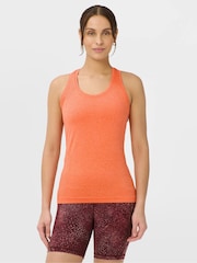 Sweaty Betty Orange Athlete Seamless Workout Vest - Image 2 of 6