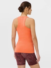Sweaty Betty Orange Athlete Seamless Workout Vest - Image 3 of 6