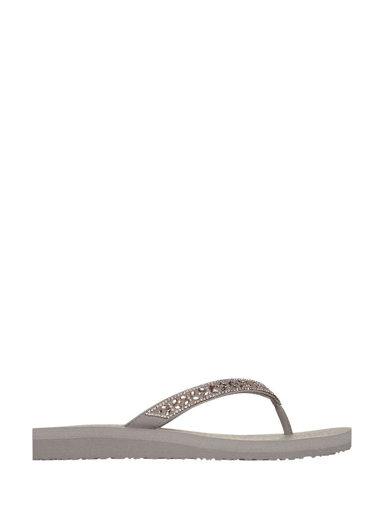 Skechers Brown Meditation Butterfly Garden Sandals - Image 1 of 5
