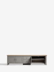 Dove Grey Malvern Oak Effect Up to 90 inch TV Unit - Image 10 of 11