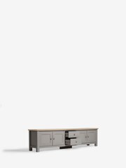 Dove Grey Malvern Oak Effect Up to 90 inch TV Unit - Image 11 of 11