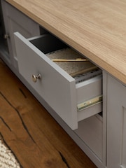 Dove Grey Malvern Oak Effect Up to 90 inch TV Unit - Image 4 of 11