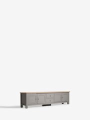 Dove Grey Malvern Oak Effect Up to 90 inch TV Unit - Image 9 of 11