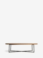 Dark Bronx Chevron Extra Large Coffee Table - Image 3 of 6