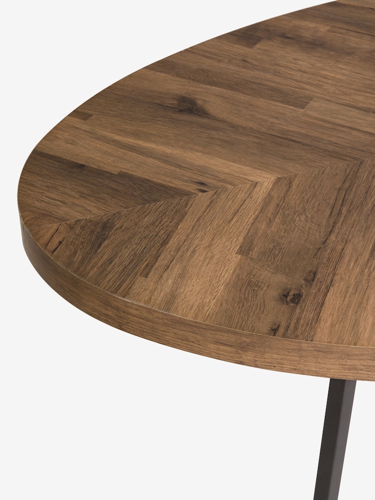 Dark Bronx Chevron Extra Large Coffee Table - Image 6 of 6