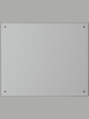 Laura Ashley Clear Glass Chrome Splashback 90cm x 75cm - Image 3 of 6