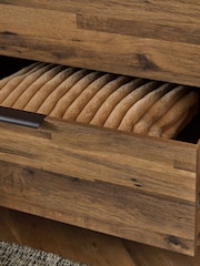 Dark Bronx Shelf with Drawers - Image 4 of 8