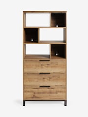 Dark Bronx Shelf with Drawers - Image 5 of 8