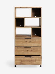 Dark Bronx Shelf with Drawers - Image 6 of 8