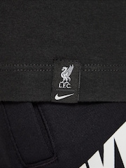 Nike Black Liverpol Back Graphic T-Shirt - Image 4 of 6