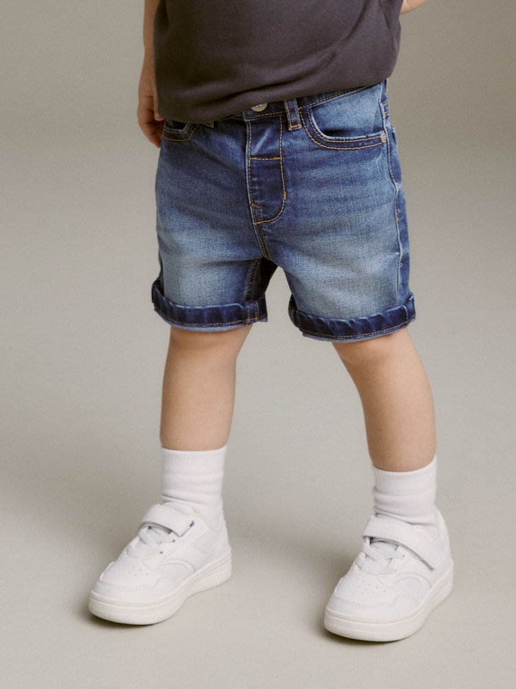 Mid Blue Denim Shorts (3mths-7yrs) - Image 1 of 7