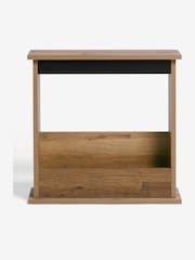 Dark Bronx Oak Effect Side Table - Image 3 of 8