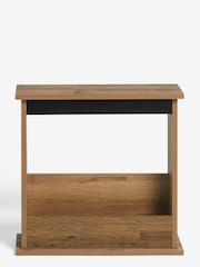 Dark Bronx Oak Effect Side Table - Image 6 of 8